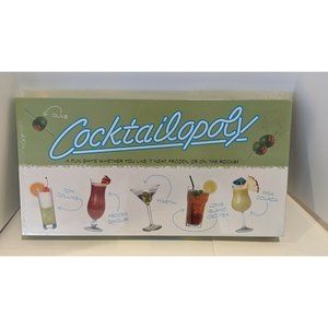 Cocktailopoly Drinking Board Game Cocktail Themed Monopoly Twist NEW Sealed